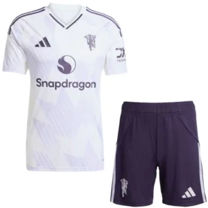Manchester United Conjunto 2025 2026 Segunda Blanco - Manchester United Barata | 7camisetas