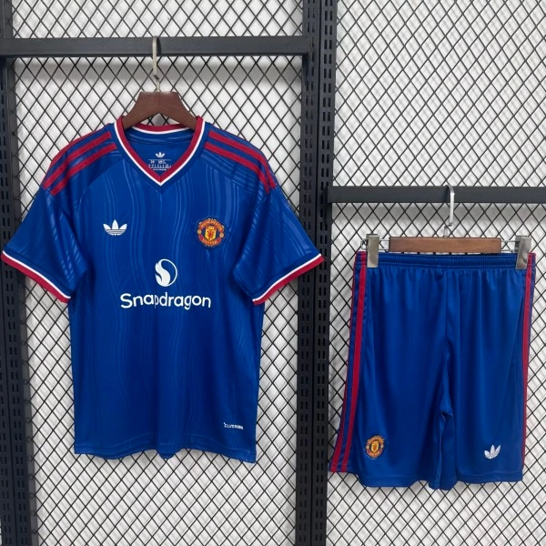 Manchester United Conjunto 2026 2027 Segunda Azul - Manchester United Barata | 7camisetas