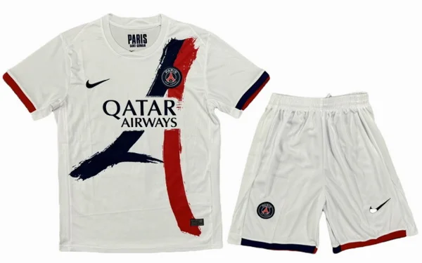 Paris Saint Germain Conjunto 2024 2025 Segunda Blanco - Paris Saint Germain Barata | 7camisetas