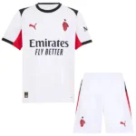 AC Milan Niños Conjunto 2025 2026 Segunda Blanco - AC Milan Niños Barata | 7camisetas