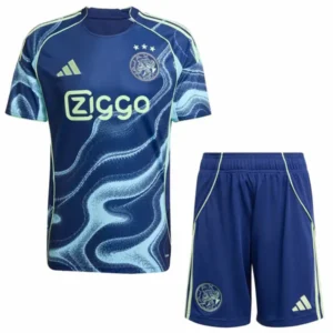Ajax Niños Conjunto 2025 2026 Segunda Azul - Ajax Niños Barata | 7camisetas