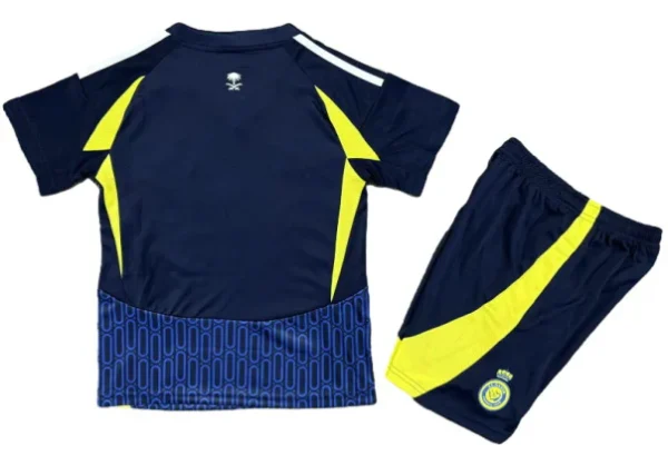 Al-Nassr FC Niños Conjunto 2024 2025 Segunda Azul - Al-Nassr FC Niños Barata | 7camisetas