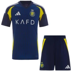 Al-Nassr FC Niños Conjunto 2024 2025 Segunda Azul - Al-Nassr FC Niños Barata | 7camisetas
