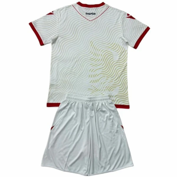 Albania Niños Conjunto 2026 Segunda Blanco - Albania Niños Barata | 7camisetas