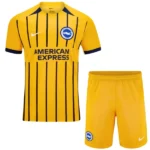 Brighton & Hove Albion Niños Conjunto 2024 2025 Segunda Amarillo - Brighton & Hove Albion Niños Barata | 7camisetas