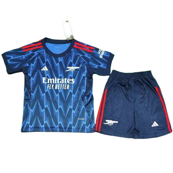 Arsenal Niños Conjunto 2025 2026 Segunda Azul - Equipacion Arsenal Niños | 7camisetas