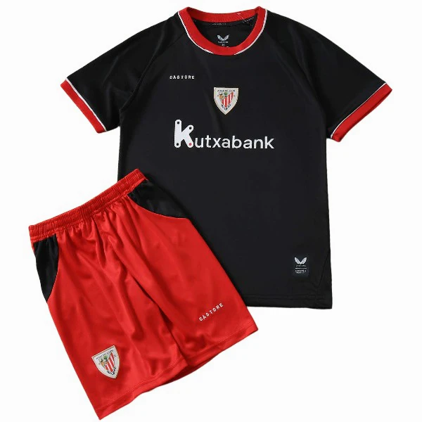 Athletic Bilbao Niños Conjunto 2026 2027 Segunda Negro - Equipacion Athletic Bilbao Niños | 7camisetas