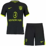 Atlético Madrid Niños Conjunto 2026 2027 Segunda Negro - Equipacion Atletico Madrid Niños | 7camisetas