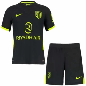 Atlético Madrid Niños Conjunto 2026 2027 Segunda Negro - Equipacion Atletico Madrid Niños | 7camisetas