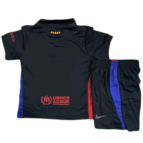 FC Barcelona Niños Conjunto 2024 2025 Segunda Negro - Equipacion Fc Barcelona Niños | 7camisetas