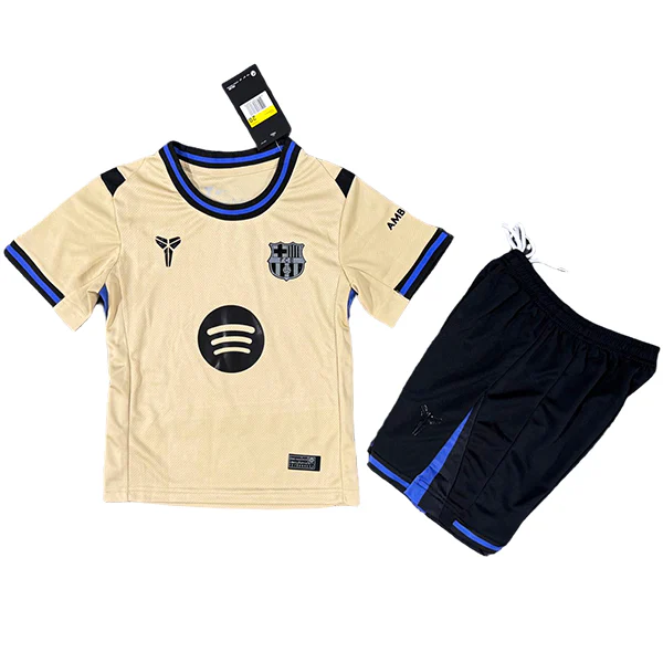 FC Barcelona Niños Conjunto 2025 2026 Segunda Amarillo - Equipacion Fc Barcelona Niños | 7camisetas