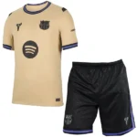 FC Barcelona Niños Conjunto 2025 2026 Segunda Amarillo - Equipacion Fc Barcelona Niños | 7camisetas