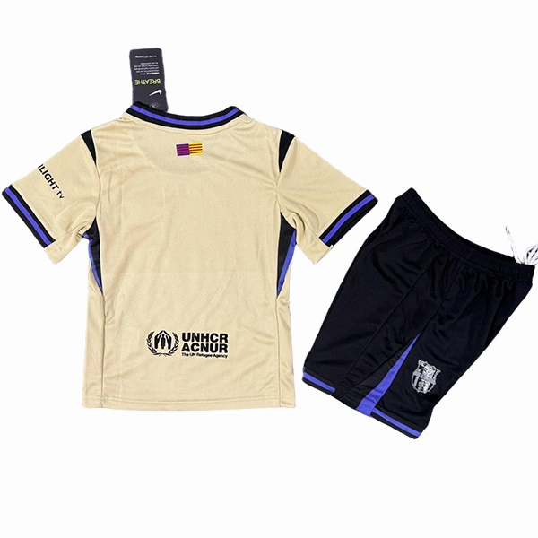 FC Barcelona Niños Conjunto 2025 2026 Segunda Amarillo - Equipacion Fc Barcelona Niños | 7camisetas