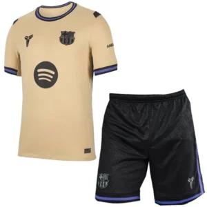 FC Barcelona Niños Conjunto 2025 2026 Segunda Amarillo - Equipacion Fc Barcelona Niños | 7camisetas