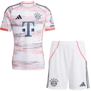Bayern Múnich Niños Conjunto 2025 2026 Segunda Blanco - Bayern Múnich Niños Barata | 7camisetas