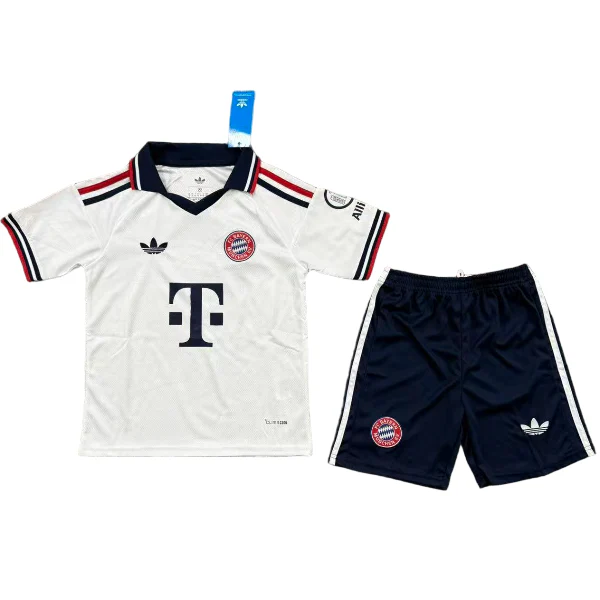 Bayern Múnich Niños Conjunto 2026 2027 Segunda Blanco - Bayern Múnich Niños Barata | 7camisetas