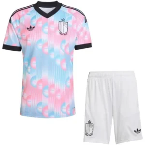 Bélgica Niños Conjunto 2026 Segunda Rosa - Bélgica Niños Barata | 7camisetas