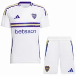 Boca Juniors Niños Conjunto 2024 2025 Segunda Blanco - Boca Juniors Niños Barata | 7camisetas