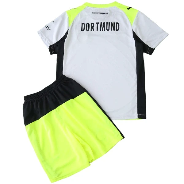 Borussia Dortmund Niños Conjunto 2025 2026 Segunda Amarillo - Borussia Dortmund Niños Barata | 7camisetas