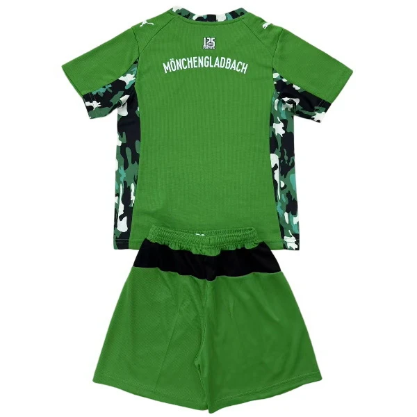 Borussia Mönchengladbach Niños Conjunto 2025 2026 Segunda Verde - Borussia Mönchengladbach Niños Barata | 7camisetas