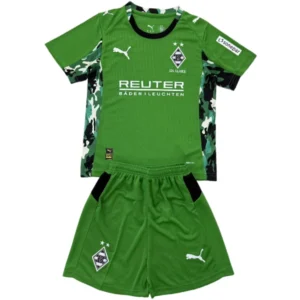 Borussia Mönchengladbach Niños Conjunto 2025 2026 Segunda Verde - Borussia Mönchengladbach Niños Barata | 7camisetas