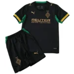Borussia Mönchengladbach Niños Conjunto 2026 2027 Segunda Negro - Borussia Mönchengladbach Niños Barata | 7camisetas