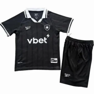 Botafogo Niños Conjunto 2025 2026 Segunda Negro - Botafogo Niños Barata | 7camisetas