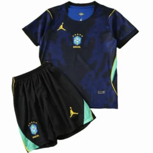 Brasil Niños Conjunto 2026 Segunda Azul - Equipacion Brasil Niños | 7camisetas