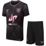 Burnley FC Niños Conjunto 2024 2025 Segunda Negro - Burnley FC Niños Barata | 7camisetas