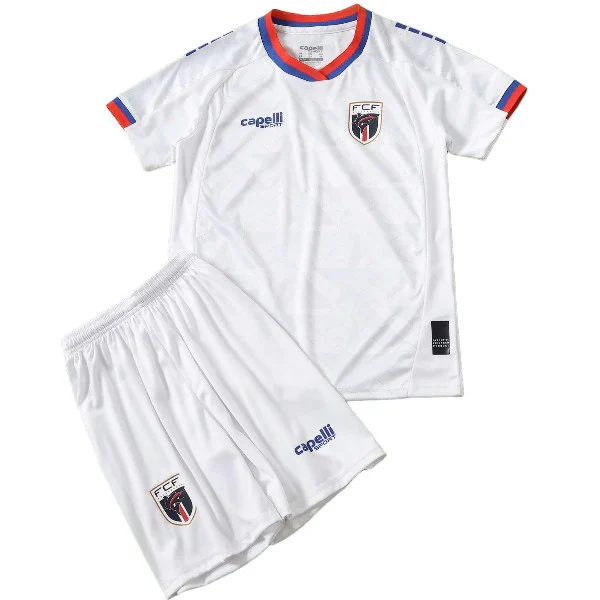 Segunda Conjunto De Niños Cabo Verde 2026 Blanco Cabo Verde Niños Conjunto 2026 Segunda Verde - Cabo Verde Niños Barata | 7camisetas