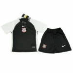 Corinthians Paulista Niños Conjunto 2025 2026 Segunda Negro - Corinthians Paulista Niños Barata | 7camisetas