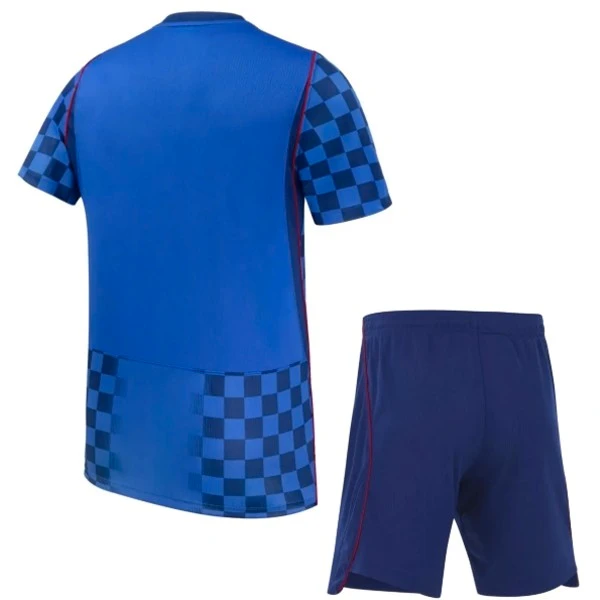 Croacia Niños Conjunto 2026 Segunda Azul - Croacia Niños Barata | 7camisetas