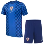 Croacia Niños Conjunto 2026 Segunda Azul - Croacia Niños Barata | 7camisetas