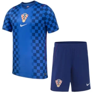 Croacia Niños Conjunto 2026 Segunda Azul - Croacia Niños Barata | 7camisetas