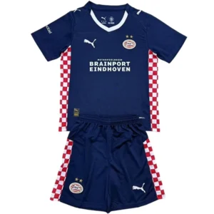 PSV Eindhoven Niños Conjunto 2025 2026 Segunda Azul - PSV Eindhoven Niños Barata | 7camisetas