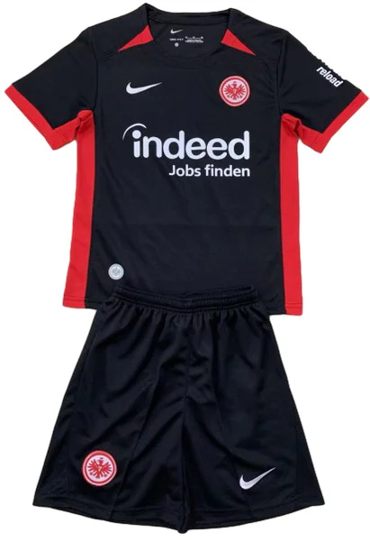 Eintracht Frankfurt Niños Conjunto 2024 2025 Segunda Negro - Eintracht Frankfurt Niños Barata | 7camisetas