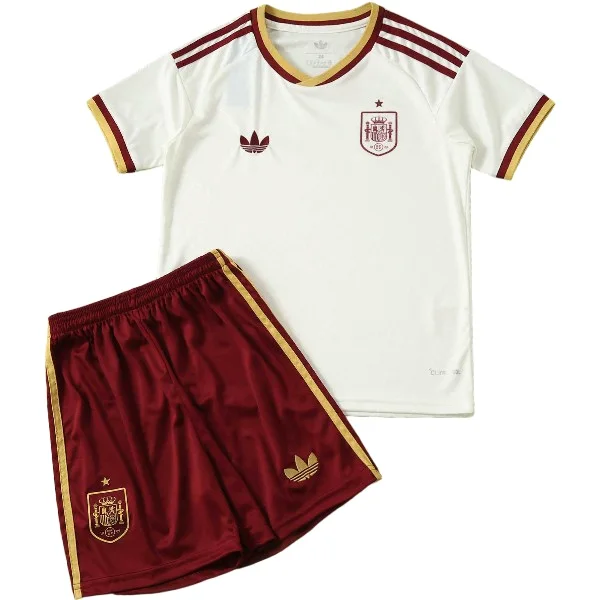 España Niños Conjunto 2026 Segunda Amarillo - España Niños Barata | 7camisetas