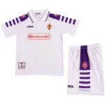 ACF Fiorentina Niños Conjunto 2000 Segunda Blanco - ACF Fiorentina Niños Barata | 7camisetas