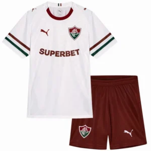 Fluminense Niños Conjunto 2026 2027 Segunda Blanco - Fluminense Niños Barata | 7camisetas