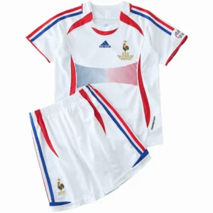 Francia Niños Conjunto 2006 Segunda Blanco - Equipacion Francia Niños | 7camisetas