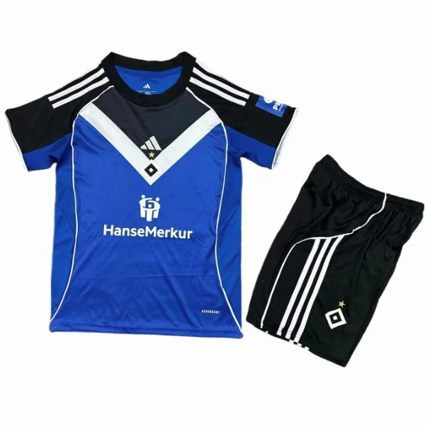 Hamburgo S.V Niños Conjunto 2025 2026 Segunda Azul - Hamburgo S.V Niños Barata | 7camisetas