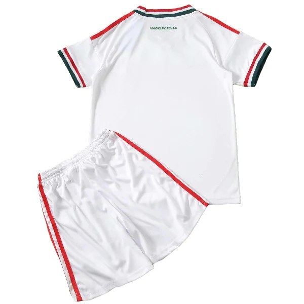 Hungría Niños Conjunto 2026 Segunda Blanco - Hungría Niños Barata | 7camisetas