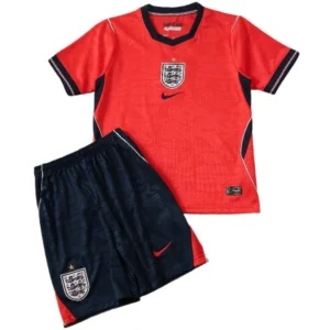 Inglaterra Niños Conjunto 2026 Segunda Rojo - Inglaterra Niños Barata | 7camisetas