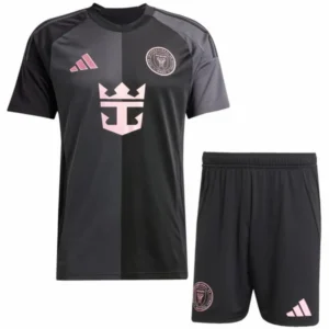 Inter Miami Niños Conjunto 2025 2026 Segunda Negro - Equipacion Inter Miami Niños | 7camisetas