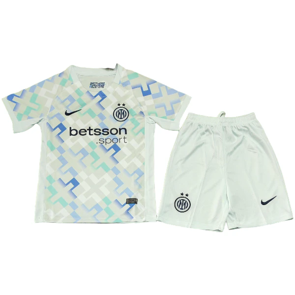 Inter Milán Niños Conjunto 2025 2026 Segunda Blanco - Inter Milán Niños Barata | 7camisetas