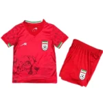 Irán Niños Conjunto 2026 Segunda Rojo - Irán Niños Barata | 7camisetas