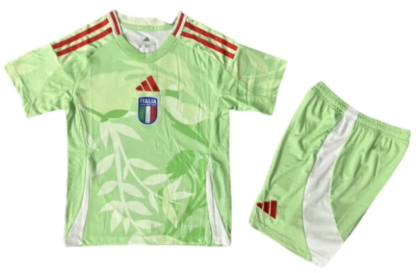 Italia Niños Conjunto 2025 Segunda Verde - Equipación Italia Niños | 7camisetas