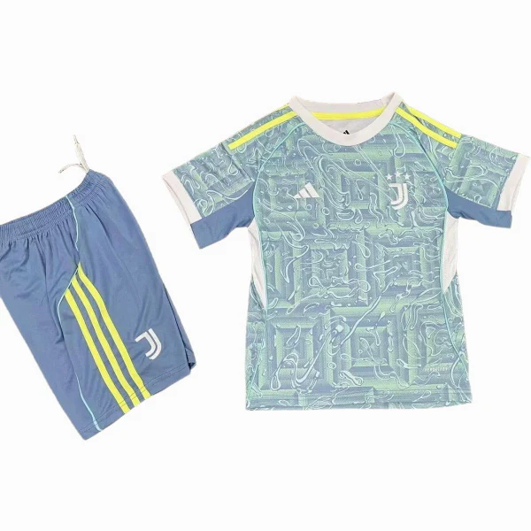Juventus Niños Conjunto 2025 2026 Segunda Azul - Equipación Juventus Niños | 7camisetas