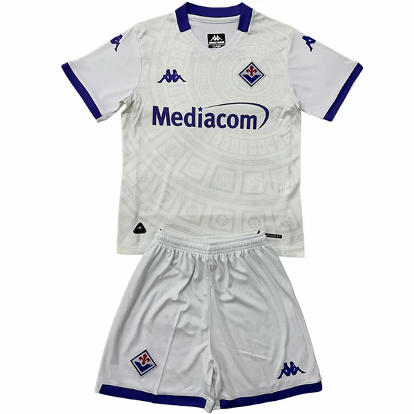 ACF Fiorentina Niños Conjunto 2025 2026 Segunda Blanco - ACF Fiorentina Niños Barata | 7camisetas