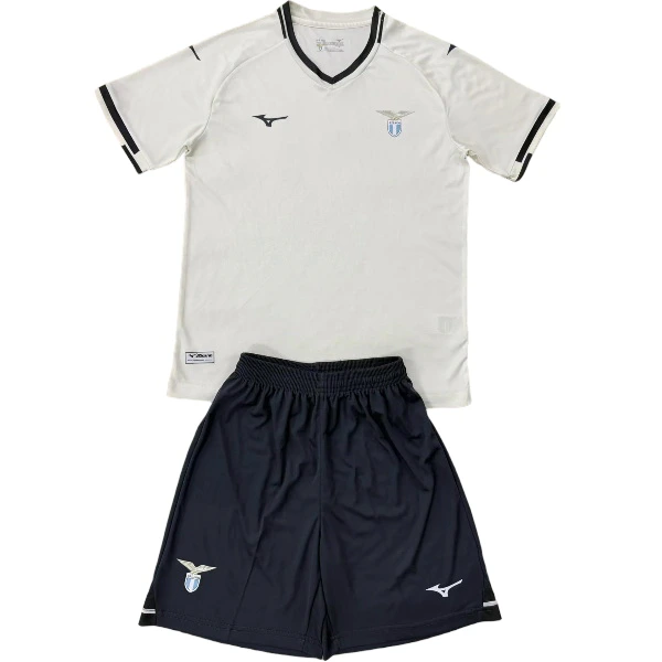 SS Lazio Niños Conjunto 2025 2026 Segunda Blanco - SS Lazio Niños Barata | 7camisetas